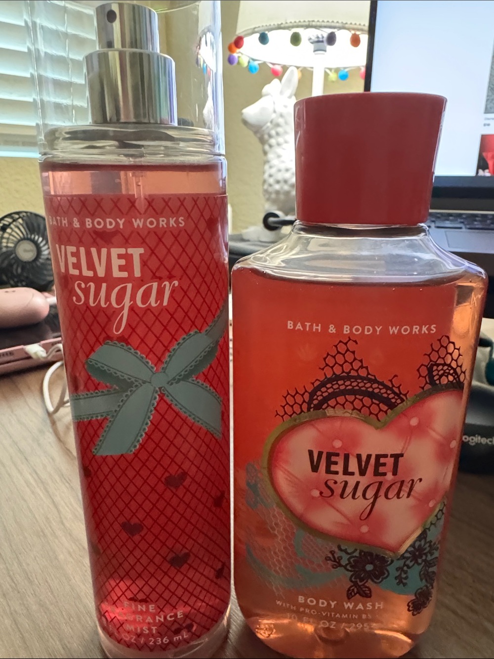 Bath & Body Works Velvet Sugar Body Wash & Fragrance Mist